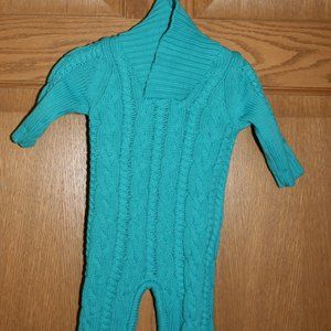 Zippy OneZ Teal Sweater Size 3M